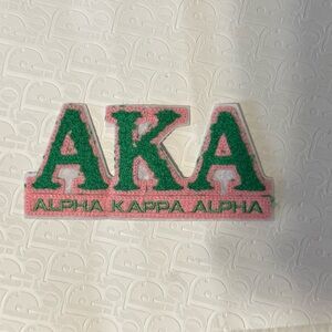AKA Alpha Kappa Alpha Iron On Patch